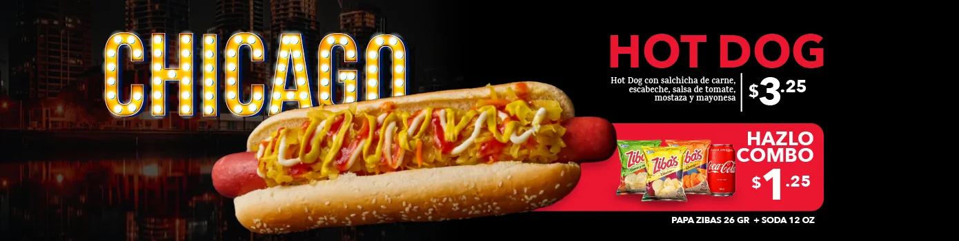 Disfruta de nuestros deliciosos hot dogs
